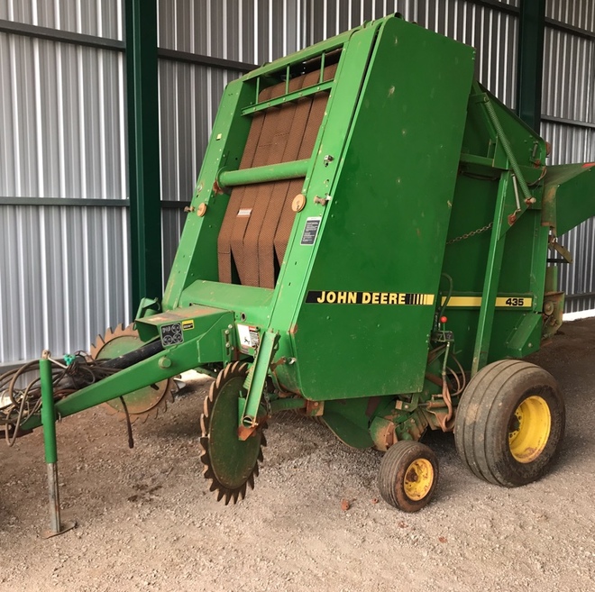 John Deere 435 Round Baler Machinery & Equipment Hay and